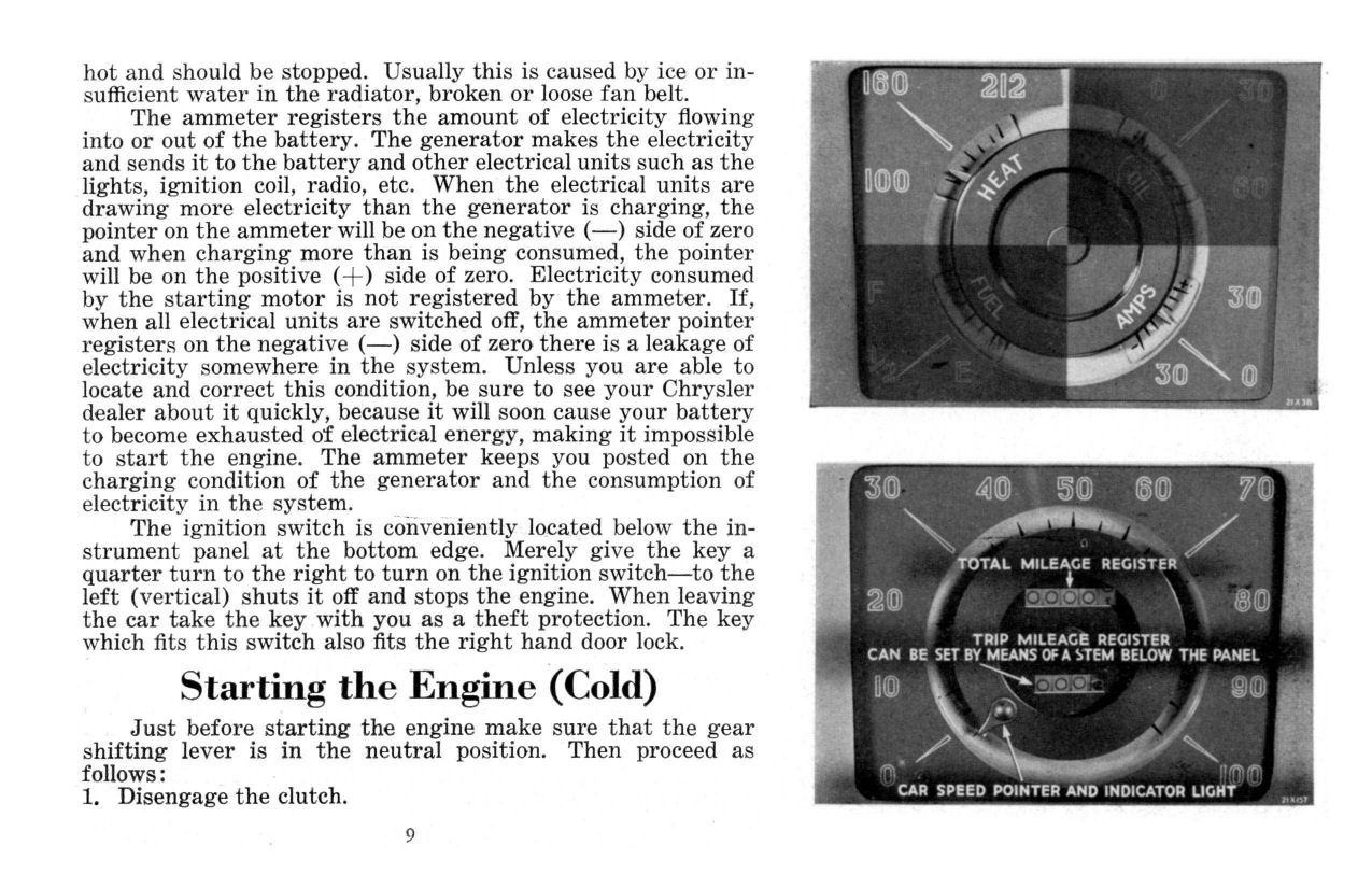 1939 Chrysler Owners Manual Page 23